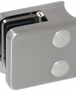 1000.01.042.A2.01, Glasklem Ø 42,4 monoglas 10 mm, Satin K320