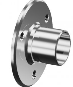 316.483.0184, Muurflens voor buis 48,3x2,6 mm RD 95 mm, satin K320