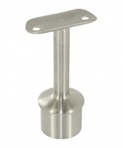 304.420.0342, Arm railingsteun insteek voor buis 42,4x2,0 - 42,4 mm, satin K320