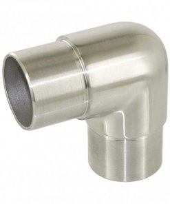 304.426.0205, Buisverbinder hoekfitting rond 90 GR 42,4x2,6, satin K320