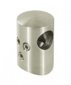 304.483.0611, Dwars stafhouder RD 22 mm dubbel buis 48,3 mm - 12,0 mm, satin K320