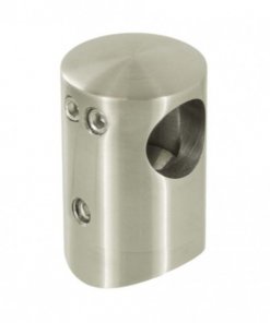 304.424.0615, Dwars stafhouder RD 25 mm dubbel buis 42,4 - 14,0 mm, satin K320