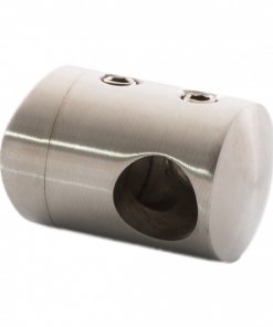 304.483.0625, Dwars stafhouder RD 22 mm eind rechts voor buis 48,3 mm - 12,0 mm, satin K320