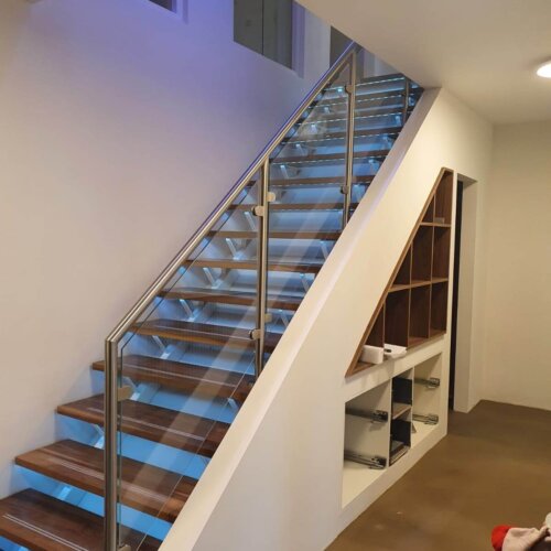 balustrade met glas balustrade met glas
